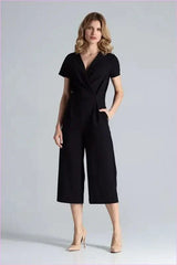 Envelope Top Jumpsuit Unique Style Fashion
