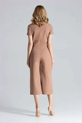 Envelope Top Jumpsuit Unique Style Fashion