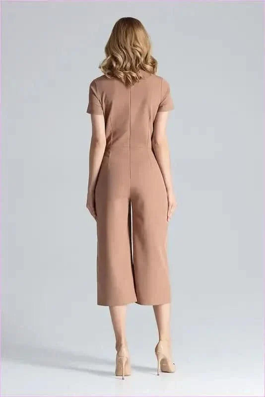 Envelope Top Jumpsuit Unique Style Fashion
