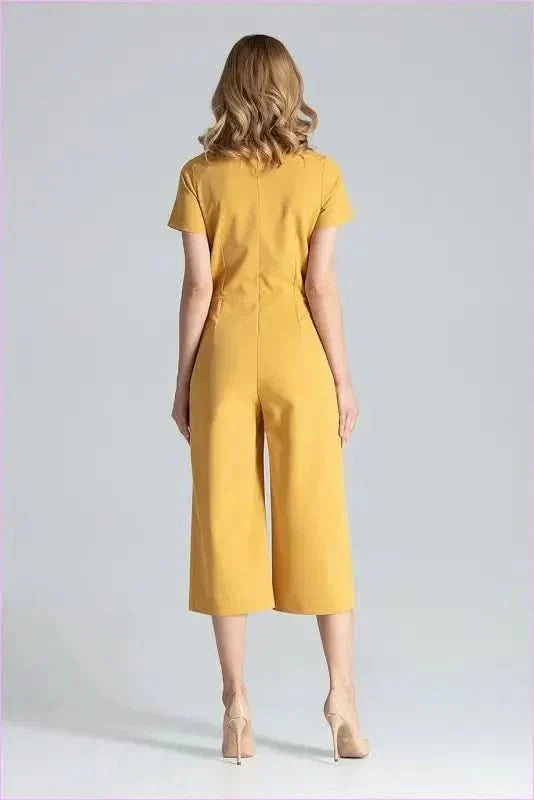 Envelope Top Jumpsuit Unique Style Fashion