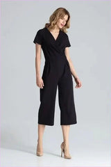 Envelope Top Jumpsuit Unique Style Fashion