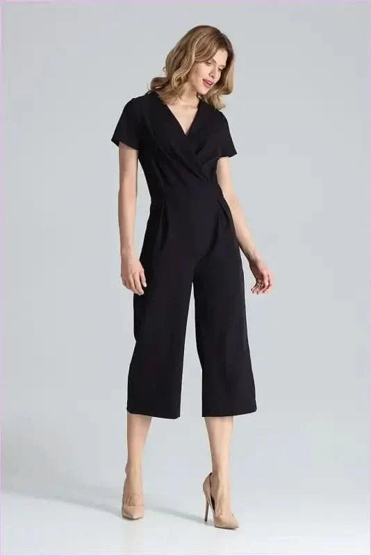 Envelope Top Jumpsuit Unique Style Fashion