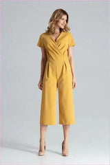 Envelope Top Jumpsuit Unique Style Fashion