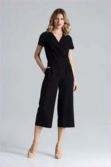 Envelope Top Jumpsuit Unique Style Fashion