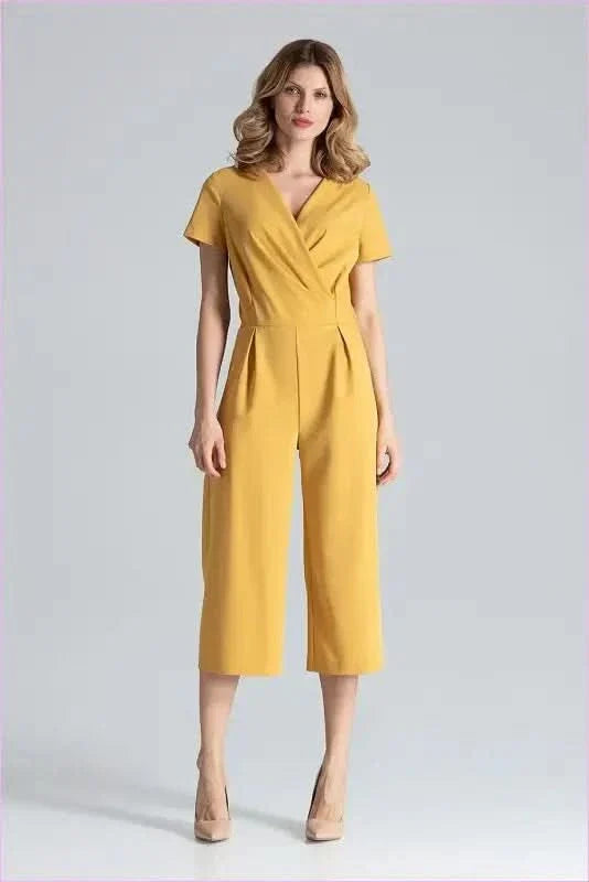 Envelope Top Jumpsuit Unique Style Fashion