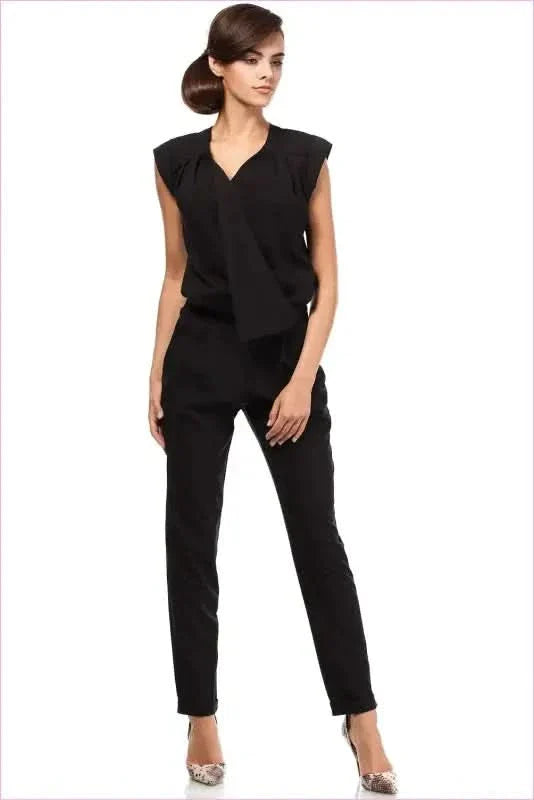 Envelope Top Sleeveless Pantsuit Unique Style