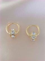 Exquisitely Crafted Diamond Hoop Earrings for Versatile Style