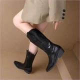 Fashion Embroidered Ladies Western Cowgirl Boots