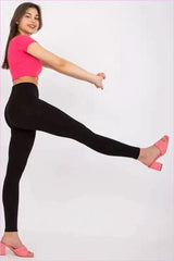 Fashion Leggings Wide Waistband Style