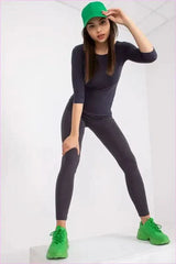 Fashion Leggings Wide Waistband Style