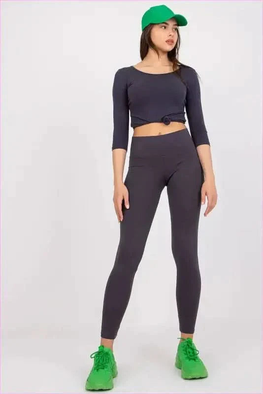 Fashion Leggings Wide Waistband Style