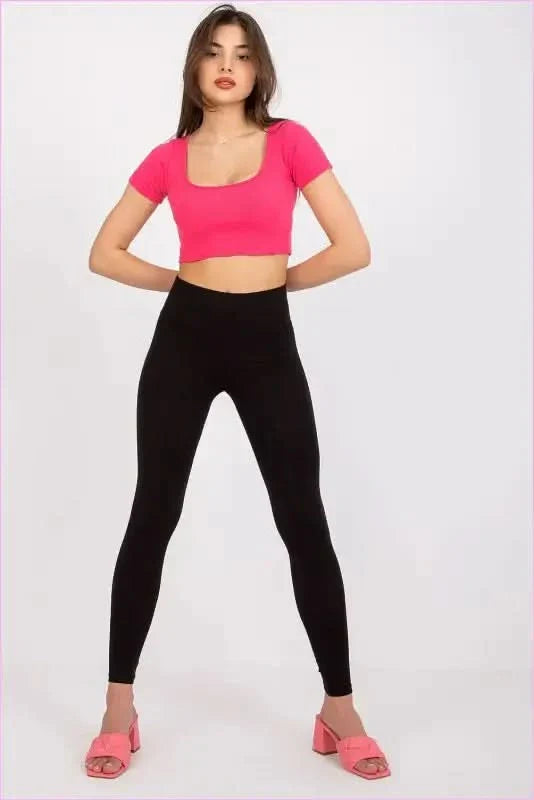 Fashion Leggings Wide Waistband Style