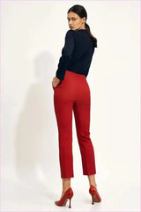 Feminine Chino Pants Unique Style Fashion