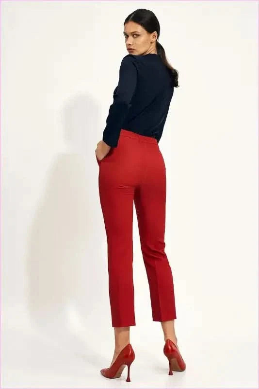 Feminine Chino Pants Unique Style Fashion
