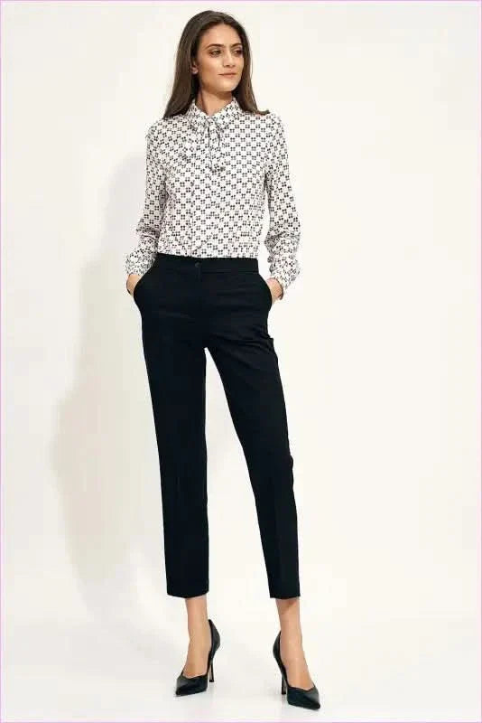 Feminine Chino Pants Unique Style Fashion