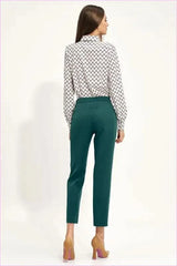 Feminine Chino Pants Unique Style Fashion