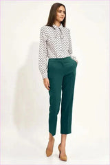Feminine Chino Pants Unique Style Fashion