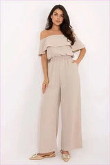 Feminine Jumpsuit Versatile Style