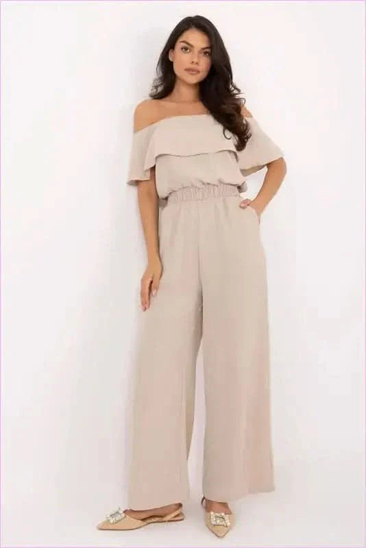Feminine Jumpsuit Versatile Style