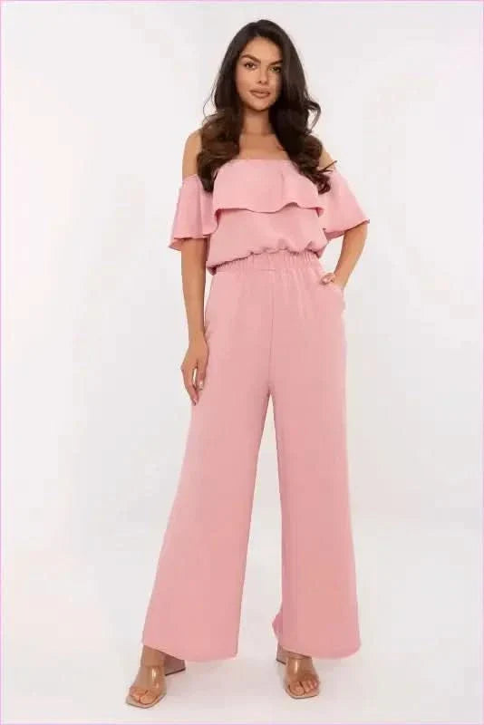 Feminine Jumpsuit Versatile Style