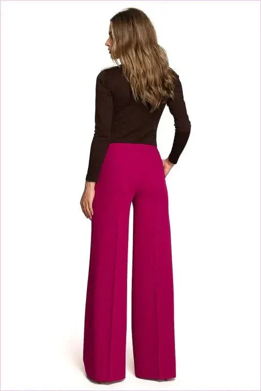 Feminine Wide Leg Pants Unique Fashion Style