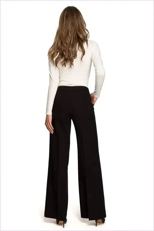 Feminine Wide Leg Pants Unique Fashion Style