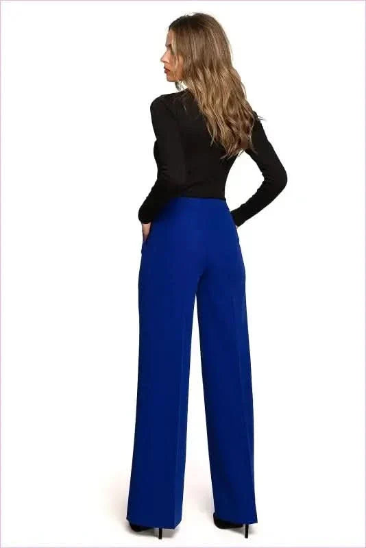 Feminine Wide Leg Pants Unique Fashion Style