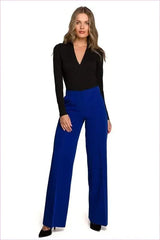 Feminine Wide Leg Pants Unique Fashion Style