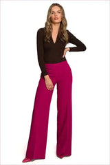 Feminine Wide Leg Pants Unique Fashion Style