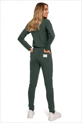 Fitted Knit Jumpsuit Unique Style Fashion