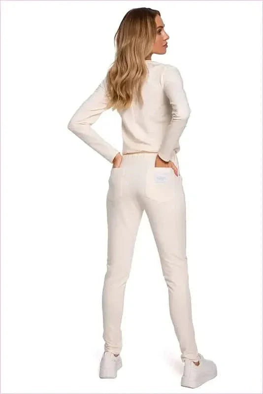 Fitted Knit Jumpsuit Unique Style Fashion