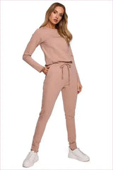 Fitted Knit Jumpsuit Unique Style Fashion