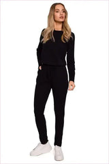 Fitted Knit Jumpsuit Unique Style Fashion