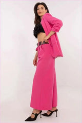 Flared Fabric Trousers Perfect Fit Women's Fashion Style