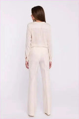 Flared Leg Dress Pants Elegant Women's Fashion