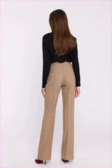 Flared Leg Dress Pants Elegant Women's Fashion