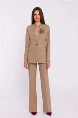 Flared Leg Dress Pants Elegant Women's Fashion