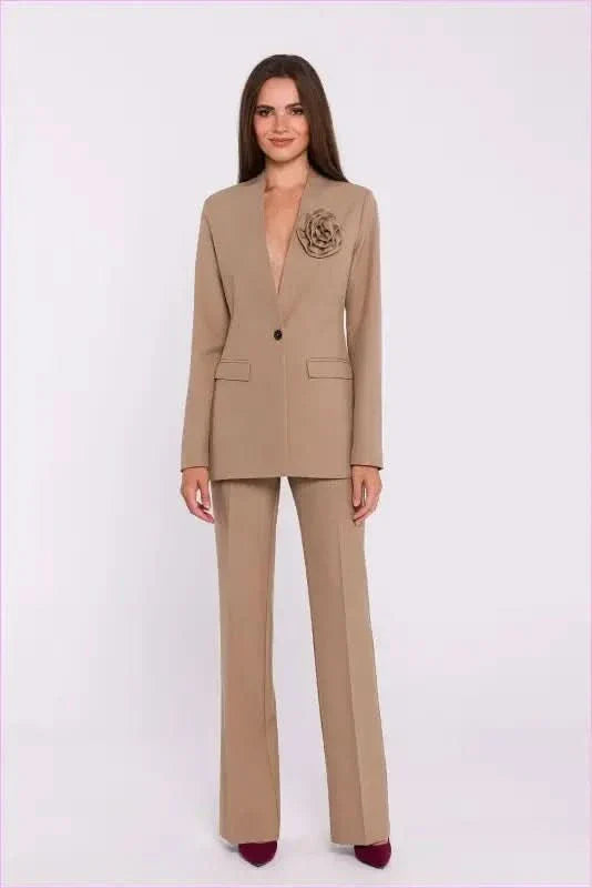 Flared Leg Dress Pants Elegant Women's Fashion