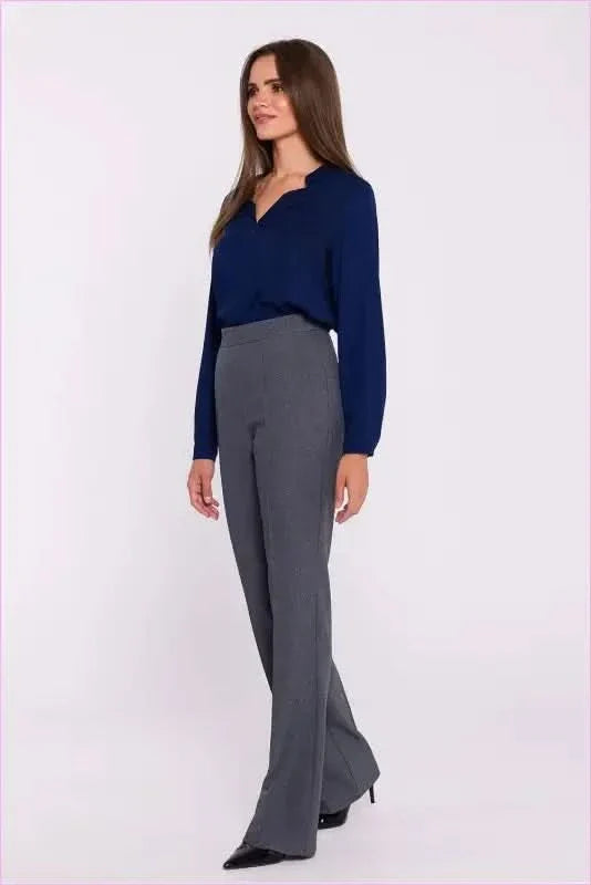 Flared Leg Dress Pants Elegant Women's Fashion