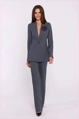 Flared Leg Dress Pants Elegant Women's Fashion