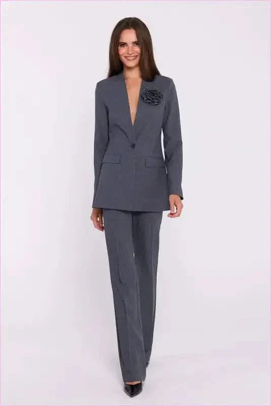 Flared Leg Dress Pants Elegant Women's Fashion