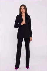 Flared Leg Dress Pants Elegant Women's Fashion