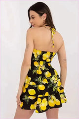 Flared Summer Mini Dress Unique Fashion Style