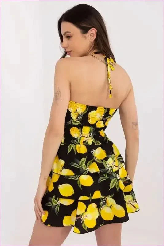 Flared Summer Mini Dress Unique Fashion Style