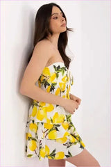 Flared Summer Mini Dress Unique Fashion Style