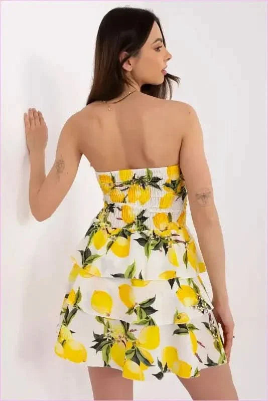 Flared Summer Mini Dress Unique Fashion Style