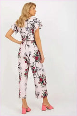 Floral Cotton Jumpsuit Summer Fashion Style