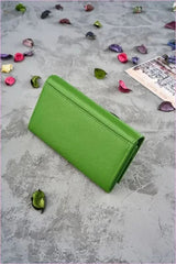 Floral Leather Wallet for Women Unique Style