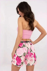 Floral Skirt Shorts Fashion Style