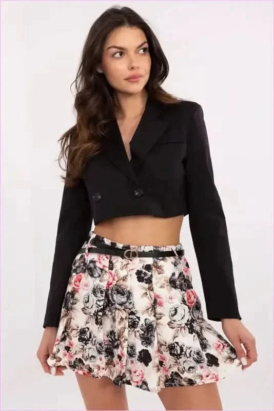 Floral Skirt Shorts Fashion Style